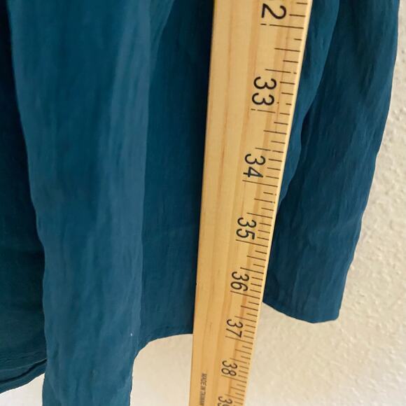 Liberty Love Teal Tiered Boho Midi Dress Plus Size 3XL - Picture 2 of 8